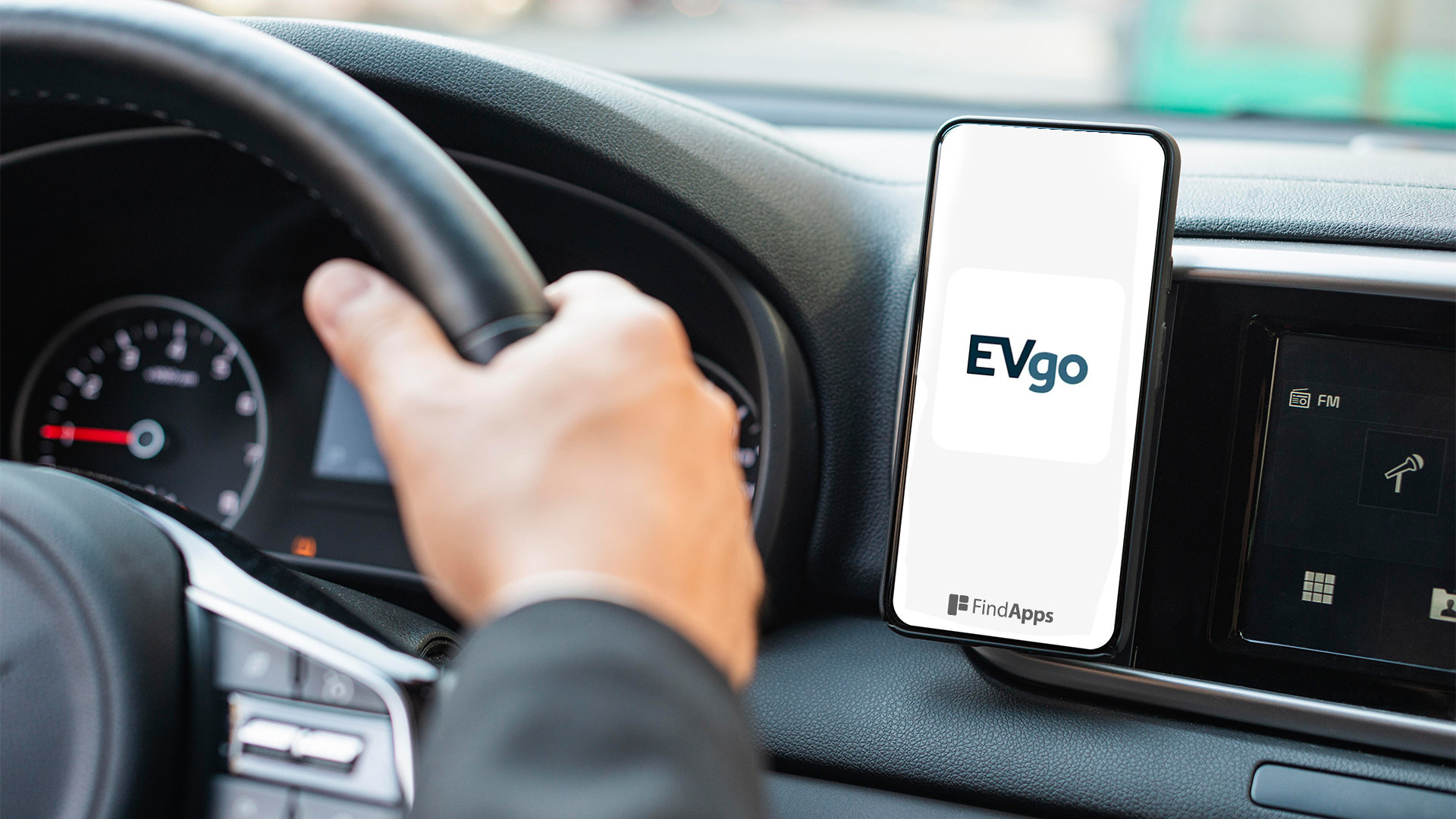 "EVgo" app, review.